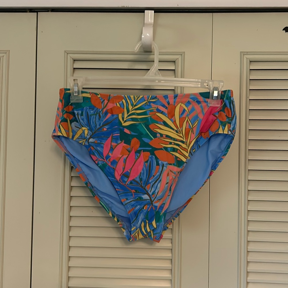 Kona Sol Tropical Abstract Swim Bottoms